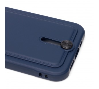 Чехол-накладка - SC304 с картхолдером для Apple iPhone 13 Pro (dark blue)#1756332