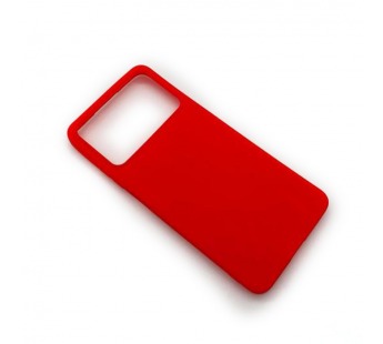 Чехол Xiaomi Poco X4 Pro 5G Силикон Матовый Красный#1743600