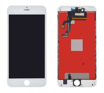 Дисплей для iPhone 6S Plus + тачскрин белый с рамкой (Premium)#1974969