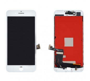 Дисплей для iPhone 7 Plus + тачскрин белый с рамкой (Premium)#1812193