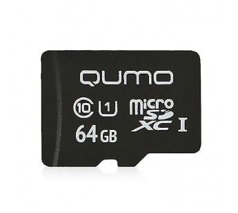 Карта флэш-памяти MicroSD 64 Гб Qumo без SD адаптер Pro seria UHS-1 U3 (208465)#1758128