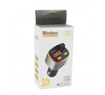Автомобильный FM-трансмиттер - P1 Bluetooth (черный)#1745013