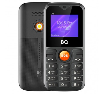 Мобильный телефон BQ 1853 Life Black+Orange#1745351