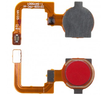 Шлейф для Realme C3 (RMX2020) сканер отпечатка пальцев Красный#1745020