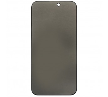 Защитное стекло Антишпион для Apple iPhone 14 Pro (Черный)#1765491