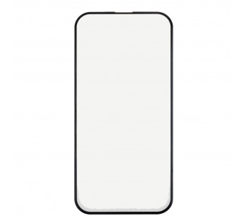 Защитное стекло "Премиум" для iPhone 14 Pro Черное (Закалённое+, полное покрытие)#1794564