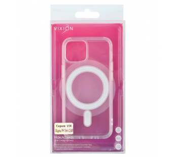 Накладка Vixion для iPhone 13 Mini MagSafe (прозрачный)#1938958