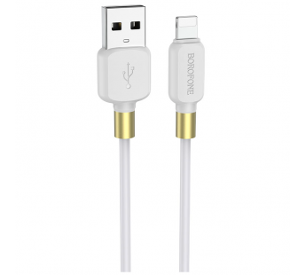 Кабель USB - Apple lightning Borofone BX59 Defender, 100 см (white)#1966696