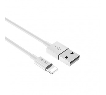 Кабель USB - Apple lightning Hoco X23 Skilled, 100 см. (white)#1747292