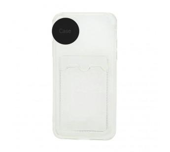                                 Чехол силиконовый iPhone 13 Pro c визитницей прозрачный* #1880161