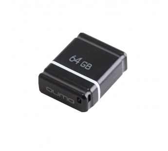 Флеш-накопитель USB 64GB Qumo Nano чёрный#1757417