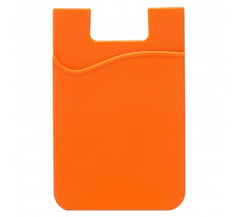Картхолдер - CH01 футляр для карт на клеевой основе (orange)#1750595