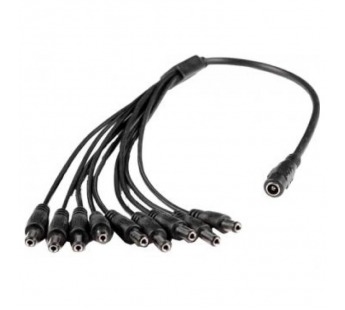                     Кабель разветвитель питания видеокамер, 1->9, 0.2м*#2052587