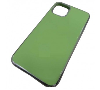                                 Чехол силиконовый iPhone 11 Pro (5.8") с хром. вставками зеленый*#1797016