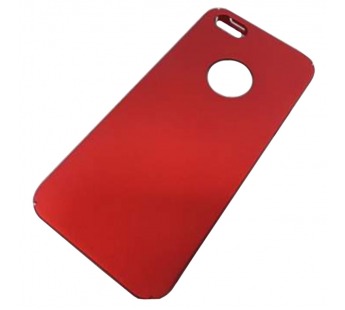                             Чехол пластиковый iPhone 5 с вырезом под логотип красный*#1793886