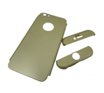                             Чехол пластиковый iPhone 6 3D 360° золотистый*#2130988
