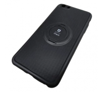                             Чехол силиконовый iPhone 6 Plus iFace с кольцом и магнитом черный*#2133300