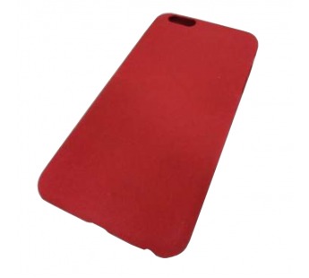                             Чехол силиконовый iPhone 6 Plus под замшу красный*#1786285