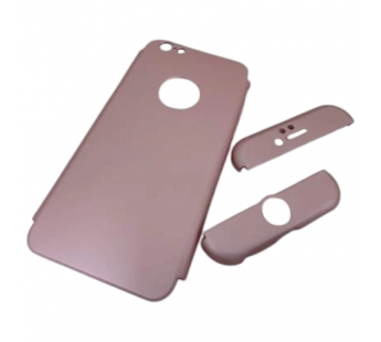                             Чехол пластиковый iPhone 7 3D 360° розовое золото*#2065409