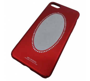                             Чехол пластиковый iPhone 7 WK Designe с зеркалом красный*#2065430