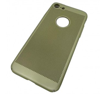                             Чехол пластиковый iPhone 7 перфорированный золотистый*#1761690