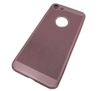                             Чехол пластиковый iPhone 7 перфорированный розовый*#1761696