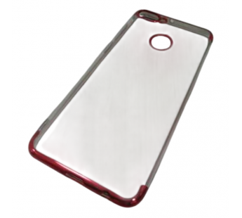                                 Чехол силиконовый Huawei Enjoy 8 Plus с хром контуром красный*#2133517