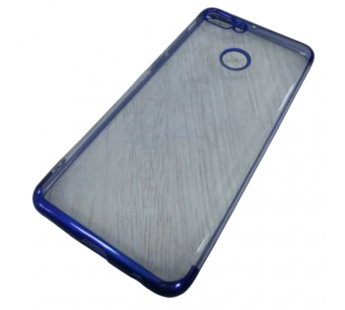                                 Чехол силиконовый Huawei Enjoy 8 Plus с хром контуром синий*#2117302