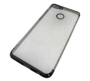                                 Чехол силиконовый Huawei Enjoy 8 Plus с хром контуром черный*#2133510