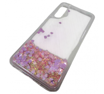                                 Чехол пластиковый Huawei Honor 20 блестки в воде прозрачный (07)*#2134238