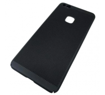                                 Чехол пластиковый Huawei P10 Lite Soft Touch сеточка черный #2133998