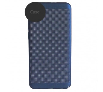                             Чехол пластиковый Xiaomi Redmi 4X Soft Touch сеточка синий #1801653