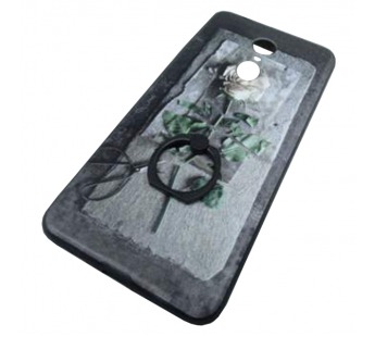                             Чехол пластиковый Xiaomi Redmi 5 с рисунком и кольцом (02)*#1762921