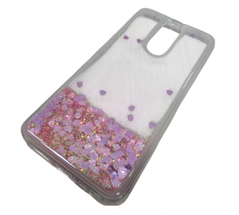                                Чехол пластиковый Xiaomi Redmi 8 блестки в воде прозрачный (02)*#2134425