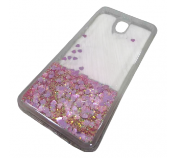                                 Чехол пластиковый Xiaomi Redmi 8A блестки в воде прозрачный (02)*#2134423