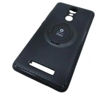                             Чехол силиконовый Xiaomi Redmi Note 3 Hamee iFace с кольцом и магнитным держателем черный*#2133446