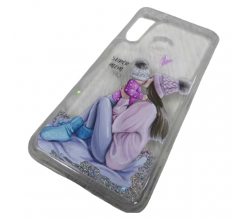                                 Чехол силикон-пластик Xiaomi Note 8 жидкий с блестками InstaGlamour (006)#2117269