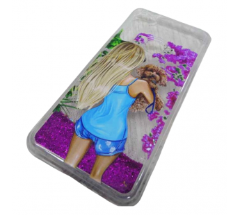                                 Чехол силикон-пластик Xiaomi Note 8 жидкий с блестками InstaGlamour (025)#2117263