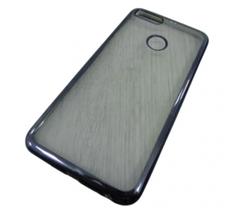                         Чехол силиконовый с хром.контуром Xiaomi 5X черный #2117347