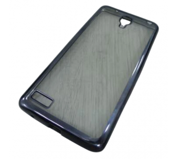                         Чехол силиконовый с хром.контуром Xiaomi Redmi Note черный #2117345