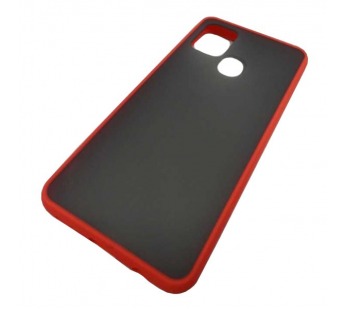                                     Чехол силиконовый Samsung A21S противоударный Skin Shell красный#2088545