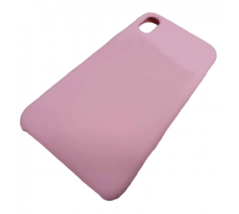                                     Чехол iPhone XR Silicone Case с логотипом и покрытием Soft touch (006) розовый #2040299