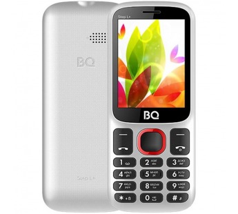                 Мобильный телефон BQ 2440 Step L+ белый+красный (2,4"/800mAh)#1749485