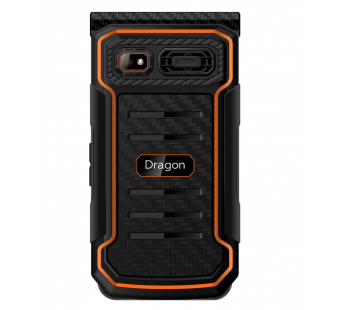                 Мобильный телефон BQ 2822 Dragon раскладушка черный+оранжевый (2,8"/0,3МП/2000mAh)#1749524