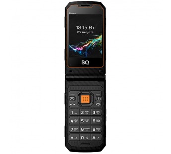                 Мобильный телефон BQ 2822 Dragon раскладушка черный+оранжевый (2,8"/0,3МП/2000mAh)#1749521