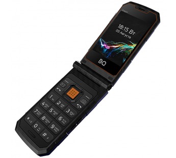                 Мобильный телефон BQ 2822 Dragon раскладушка черный+оранжевый (2,8"/0,3МП/2000mAh)#1749520