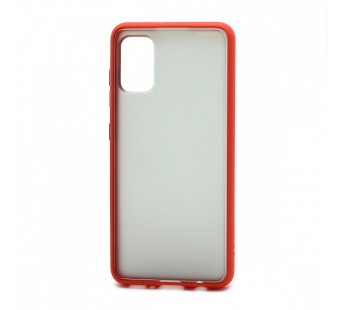                                     Чехол силикон-пластик Samsung A41 Shockproof красно-черный#1782899
