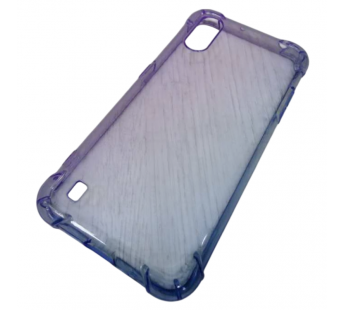                                     Чехол силиконовый Samsung A01 градиент фиолетово-голубой#2133586