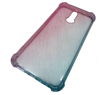                                 Чехол силиконовый Xiaomi Redmi 8 градиент розово-голубой#2133584