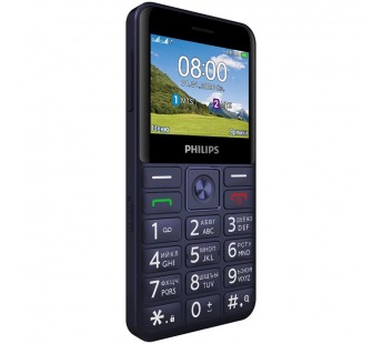                 Мобильный телефон Philips E207 Xenium синий (2.31"/0.08МП/1700mAh/док. станция)#1750012
